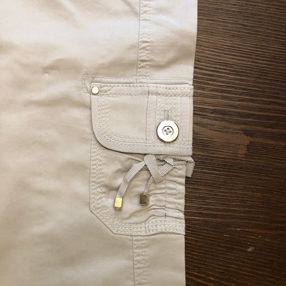 WHBM Silver Cropped Pants - Picture 7 of 16